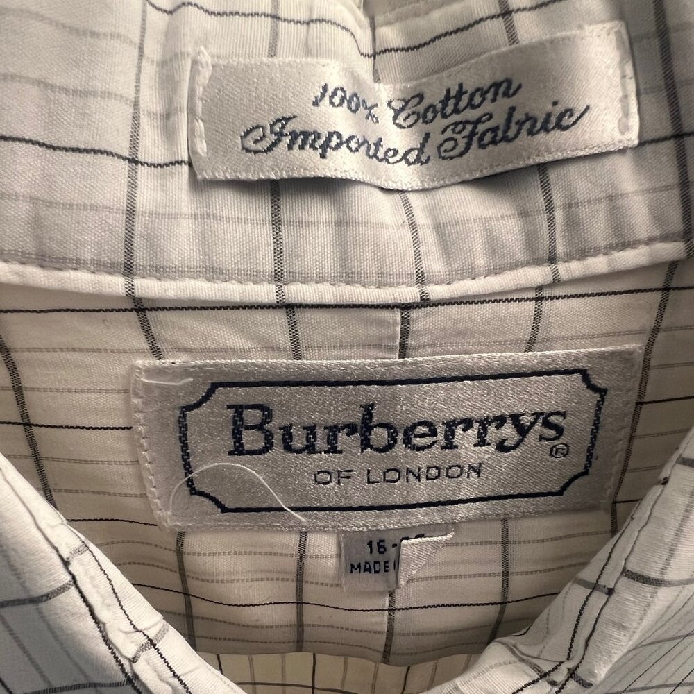 Men's Burberry's of London Cotton Dress Shirt 16-35